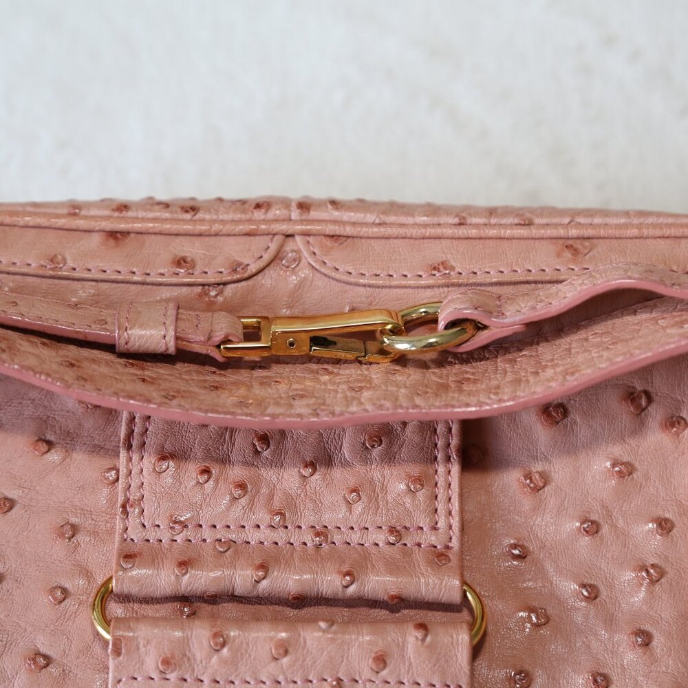 VTG Mint! Authentic Cape Cobra Luxurious Genuine Ostrich shoulder crossbody bag - Picture 11 of 11